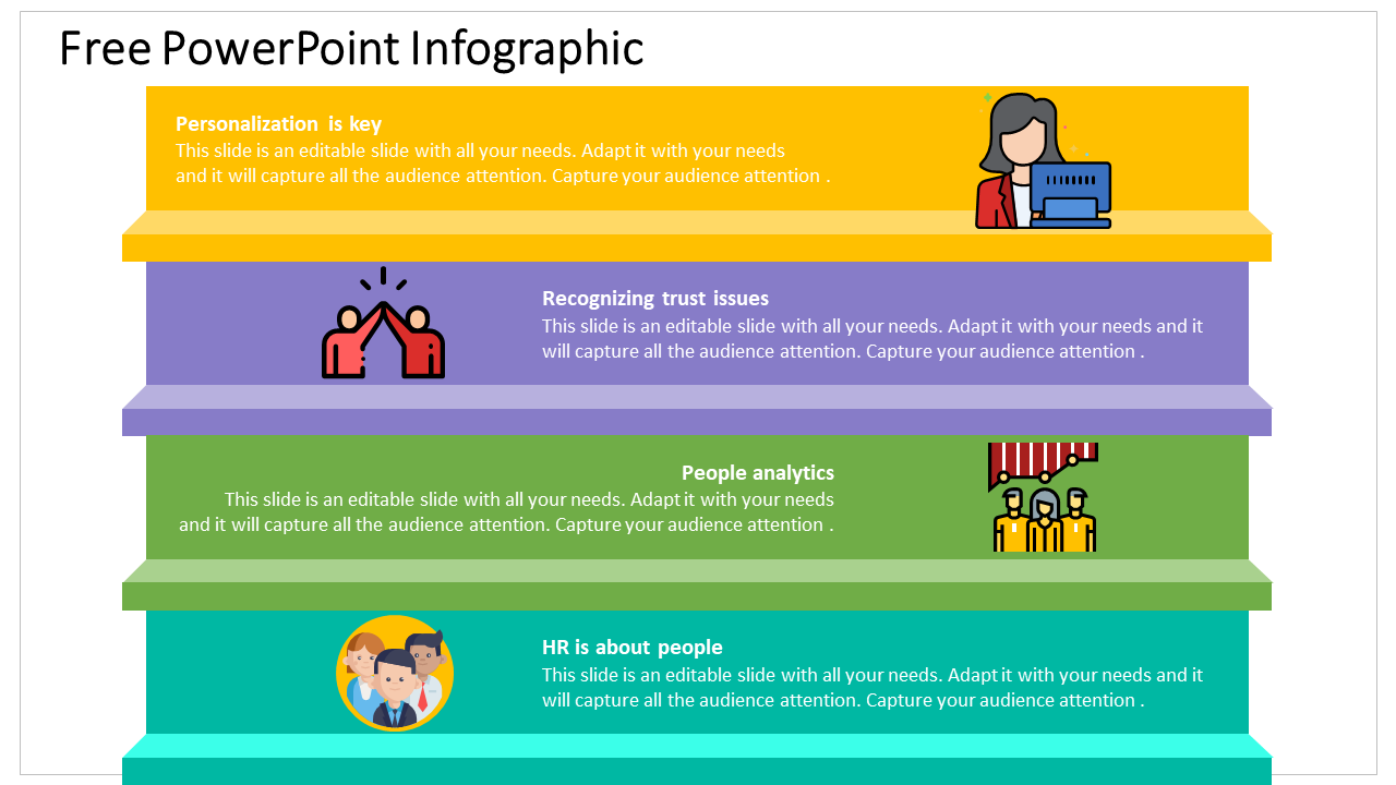 Attractive Free PowerPoint Infographics Template   